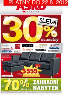 aktuální leták ASKO 9.8.2012-22.8.2012