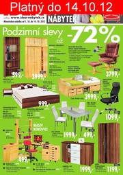 aktuální leták IDEA nábytek 1.10.2012-14.10.2012