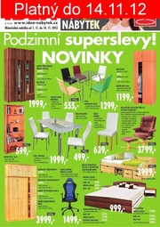 aktuální leták IDEA nábytek 1.11.2012-14.11.2012