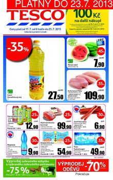 aktuální leták Tesco 17.7.2013-23.7.2013