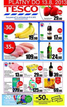 aktuální leták Tesco 7.8.2013-13.8.2013