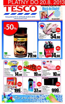 aktuální leták Tesco 14.8.2013-20.8.2013