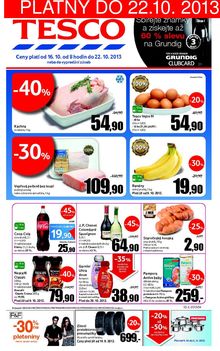 aktuální leták Tesco 16.10.2013-22.10.2013