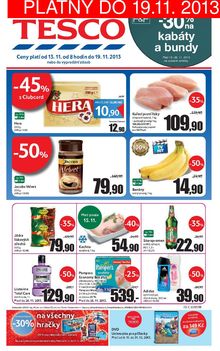aktuální leták Tesco 13.11.2013-19.11.2013