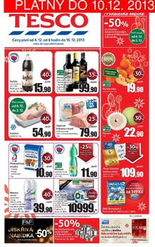 aktuální leták Tesco 4.12.2013-10.12.2013