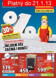 aktuální leták bauMax 7.1.2013-21.1.2013