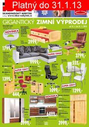 aktuální leták IDEA nábytek 15.1.2013-31.1.2013