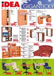 aktuální leták IDEA nábytek 15.1.2013-31.1.2013