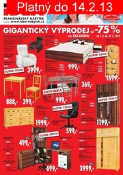 aktuální leták IDEA nábytek 1.2.2013-28.2.2013