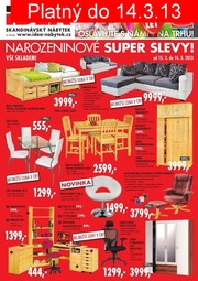 aktuální leták IDEA nábytek 15.2.2013-14.3.2013