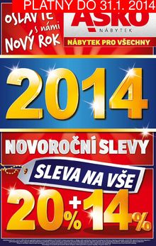aktuální leták ASKO 9.1.2014-31.1.2014