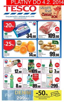 aktuální leták Tesco 29.1.2014-4.2.2014