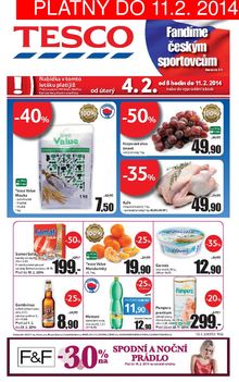 aktuální leták Tesco 5.2.2014-11.2.2014