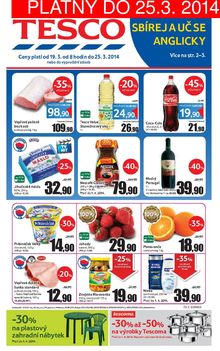 aktuální leták Tesco 19.3.2014-25.3.2014