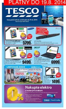 aktuální leták Tesco 6.8.2014-19.8.2014