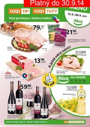 aktuální leták COOP 15.9.2014-30.9.2014
