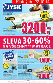aktuální leták Jysk 9.10.2014-22.10.2014