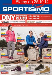 aktuální leták Sportisimo 16.10.2014-25.10.2014