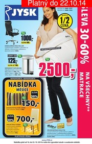 aktuální leták Jysk 16.10.2014-22.10.2014