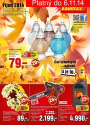 aktuální leták bauMax 24.10.2014-6.11.2014