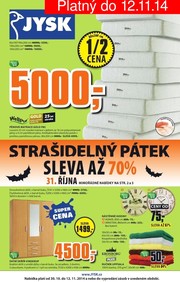 aktuální leták Jysk 30.10.2014-12.11.2014