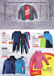 aktuální leták Intersport 6.11.2014-16.11.2014