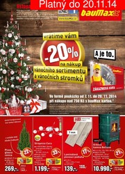 aktuální leták bauMax 7.11.2014-20.11.2014