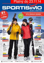 aktuální leták Sportisimo 13.11.2014-23.11.2014