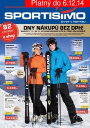aktuální leták Sportisimo 27.11.2014-6.12.2014