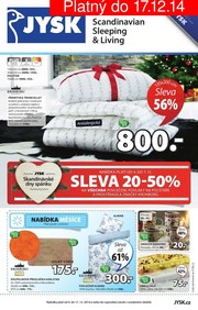 aktuální leták Jysk 4.12.2014-17.12.2014