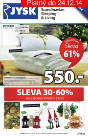 aktuální leták Jysk 11.12.2014-24.12.2014