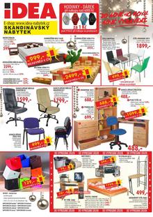aktuální leták IDEA nábytek 15.12.2014-31.12.2014
