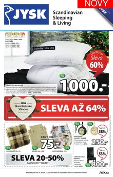 aktuální leták Jysk 18.12.2014-24.12.2014