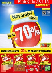 aktuální leták bauMax 9.1.2015-28.1.2015