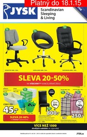 aktuální leták Jysk 15.1.2015-18.1.2015