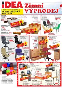 aktuální leták IDEA nábytek 15.1.2015-31.1.2015