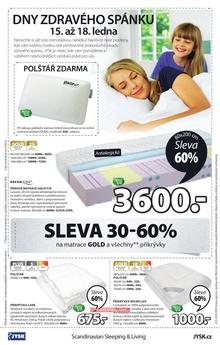 aktuální leták Jysk 15.1.2015-28.1.2015