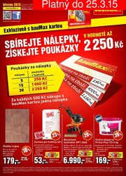aktuální leták bauMax 13.3.2015-25.3.2015