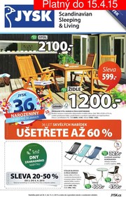 aktuální leták Jysk 30.3.2015-15.4.2015
