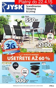 aktuální leták Jysk 16.4.2015-22.4.2015