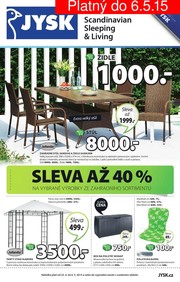 aktuální leták Jysk 23.4.2015-6.5.2015