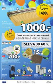aktuální leták Jysk 30.4.2015-13.5.2015