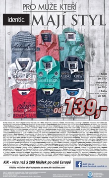 aktuální leták Kik textil 15.4.2015-12.5.2015