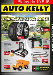 aktuální leták Auto Kelly 13.4.2015-10.5.2015