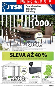 aktuální leták Jysk 23.4.2015-6.5.2015