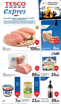 aktuální leták Tesco 29.4.2015-5.5.2015
