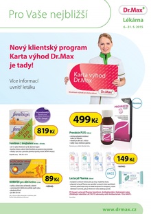 aktuální leták Dr. Max 6.5.2015-31.5.2015