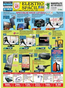 aktuální leták Elektro Spáčil 6.5.2015-19.5.2015