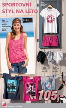 aktuální leták Kik textil 13.5.2015-19.5.2015