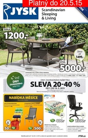 aktuální leták Jysk 7.5.2015-20.5.2015